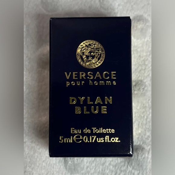 Versace Pour Homme Dylan Blue Eau De Toilette 5ml Miniature Fragrance NEW - Picture 3 of 4